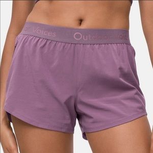 Outdoor Voices Relay 3’’ Short, Size Medium, Color: Berry
